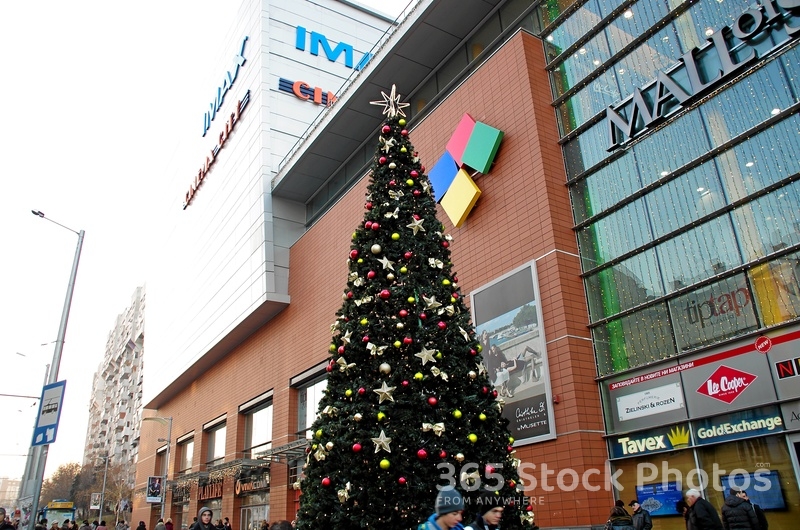 Christmas Tree Shopping Mall Christmas 569996634